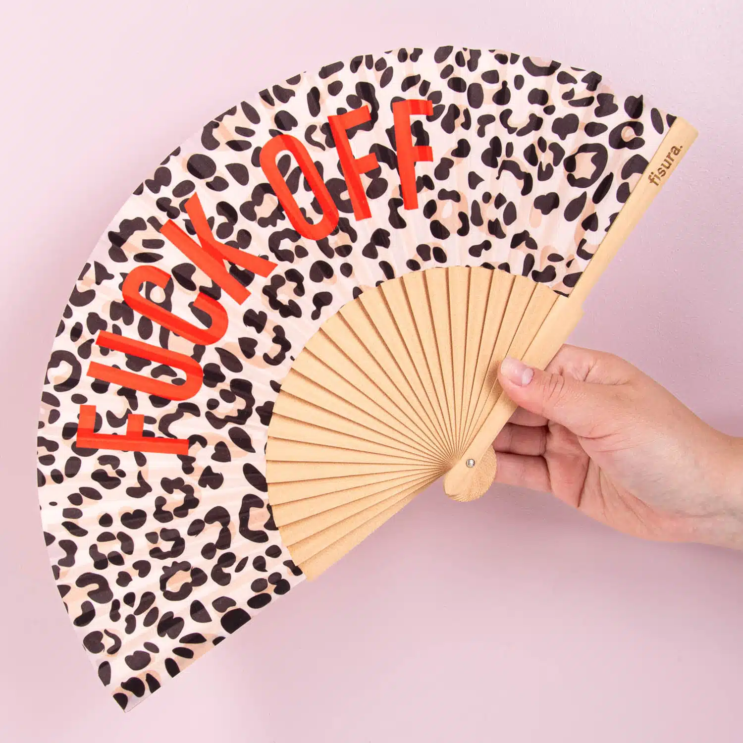 Holzfächer Fuck Off