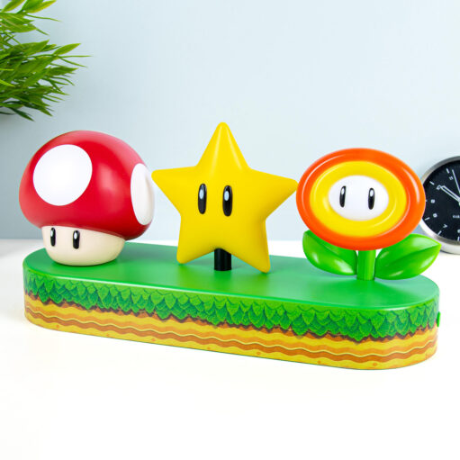 Nintendo Super Mario Bros Icons Lampe - 3 Icons, 4 Icons