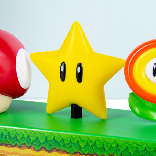 Nintendo Super Mario Bros Icons Lampe - 3 Icons, 4 Icons
