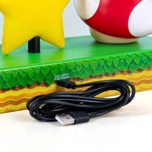Nintendo Super Mario Bros Icons Lampe - 3 Icons, 4 Icons