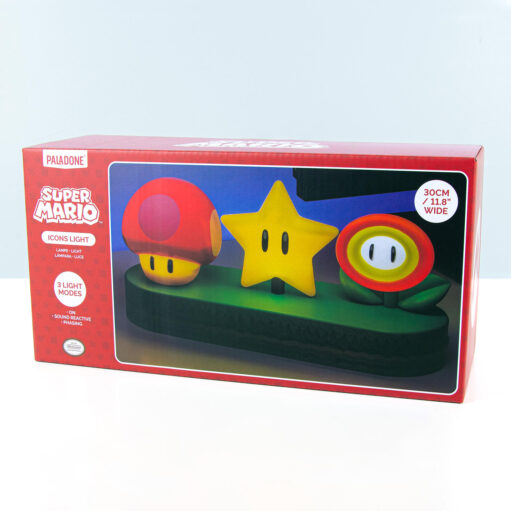 Nintendo Super Mario Bros Icons Lampe - 3 Icons, 4 Icons