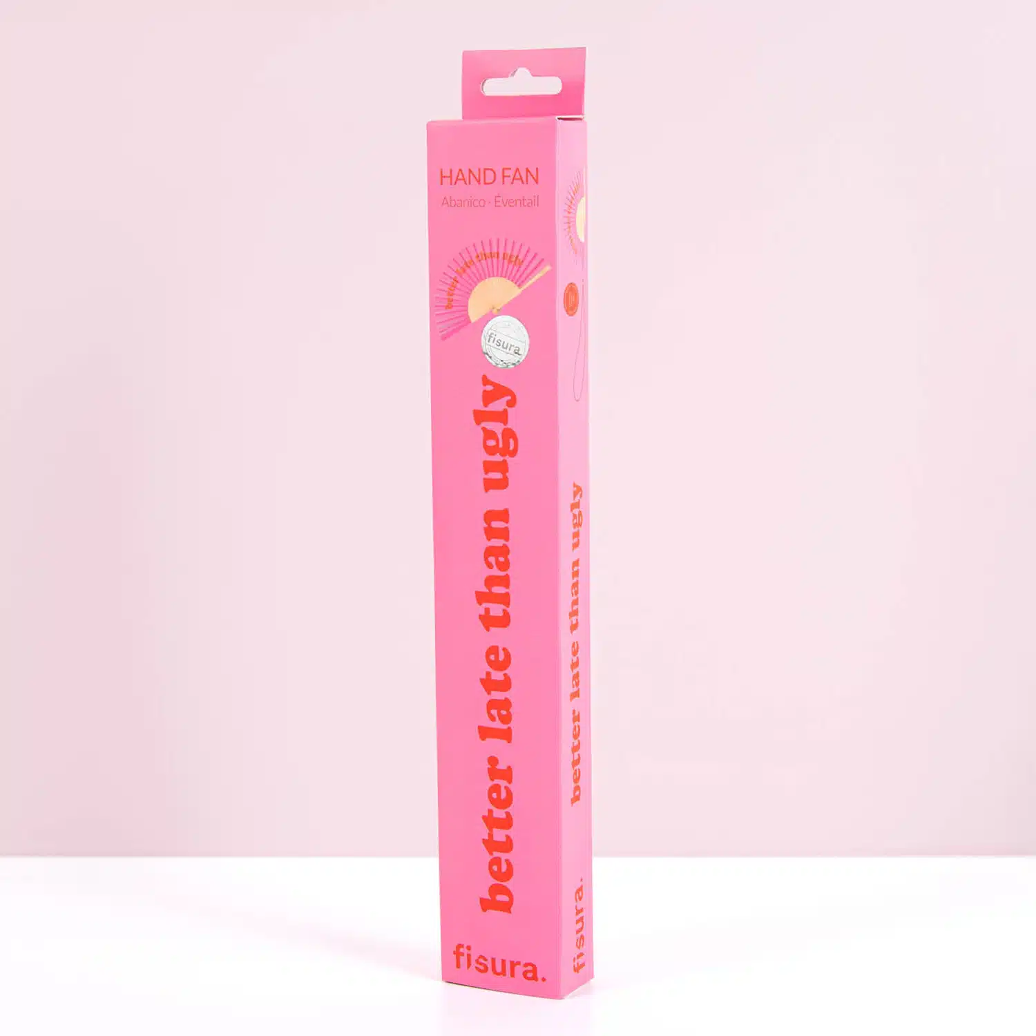 Fächer aus Holz Better Late Than Ugly