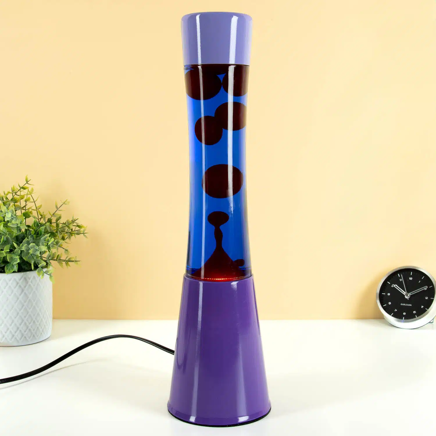 Lavalampe Lila Farbverlauf