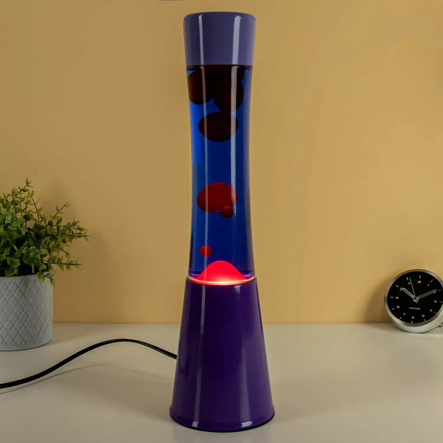 Lavalampe Lila Farbverlauf