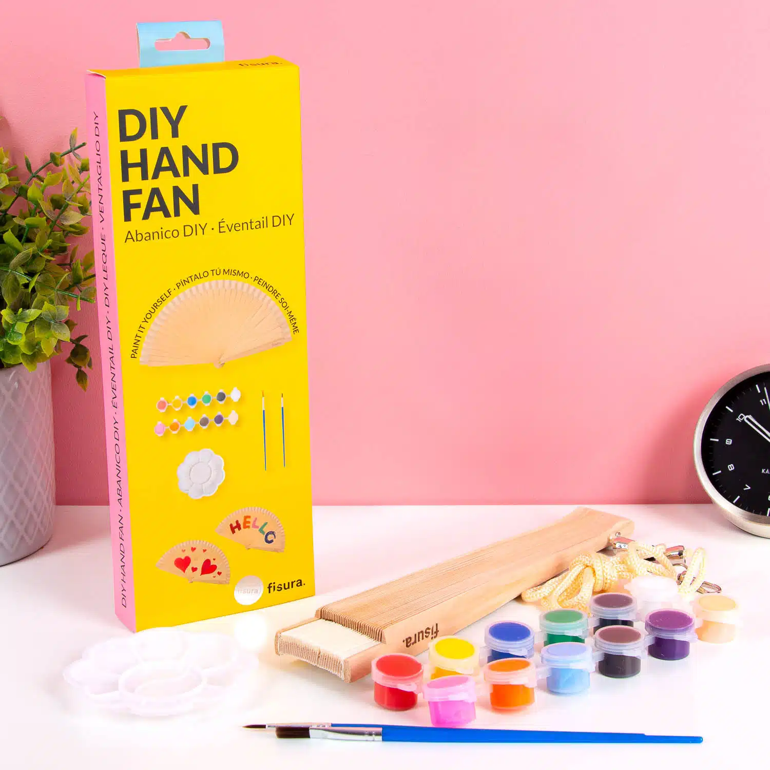 DIY-Fächer aus Holz