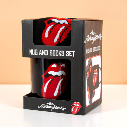 The Rolling Stones Tassen- und Socken-Geschenkset