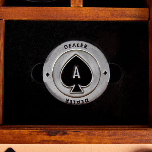 Luxus-Pokerset aus Holz