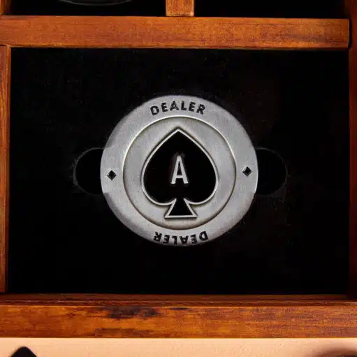 Luxus-Pokerset aus Holz