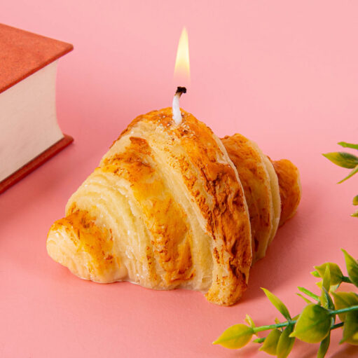 Croissant-Kerze