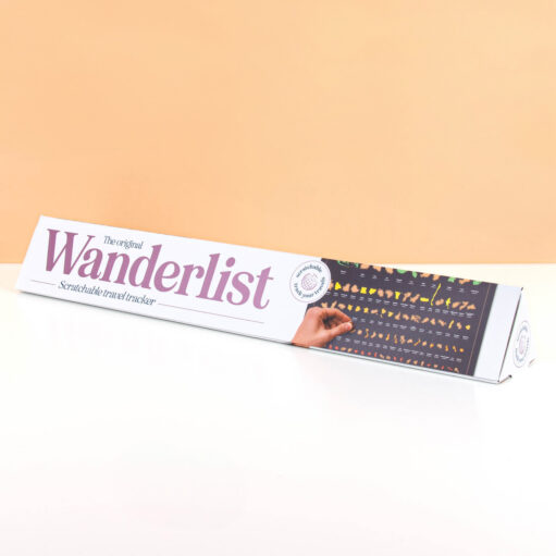 Wanderlist Länderposter mit Rubbelfolie