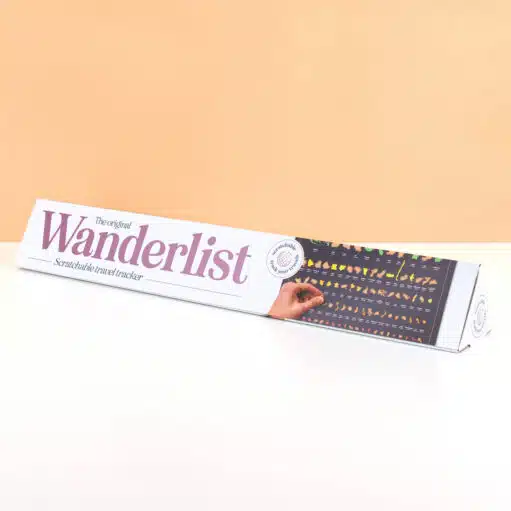 Wanderlist Länderposter mit Rubbelfolie