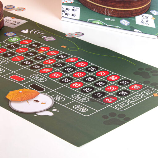 Roulette-Kratzspiel für Katzen