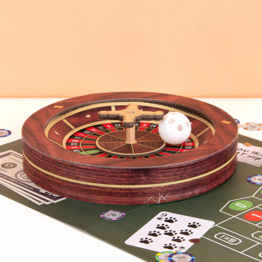 Roulette-Kratzspiel für Katzen