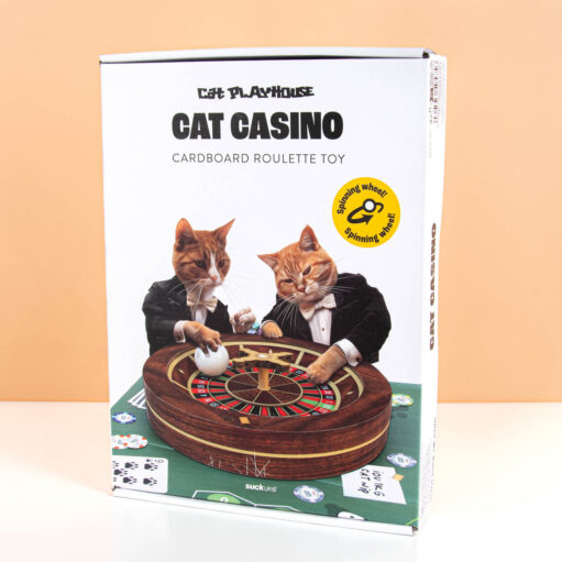 Roulette-Kratzspiel für Katzen