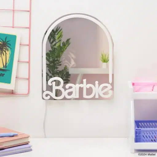 Barbie Spiegel met neon ledverlichting