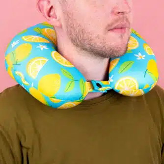 Zitronen Nackenkissen