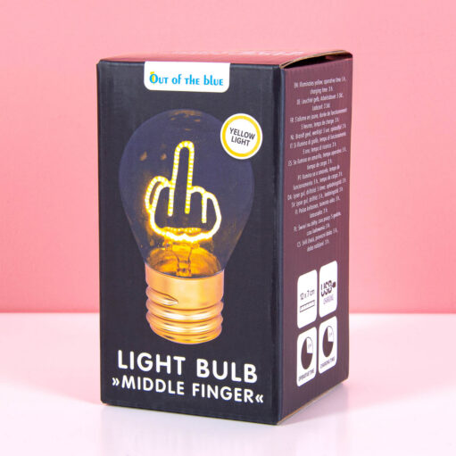 Mittelfinger Lampe