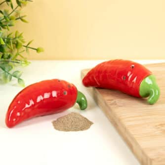 Chili Salz- und Pfefferstreuer