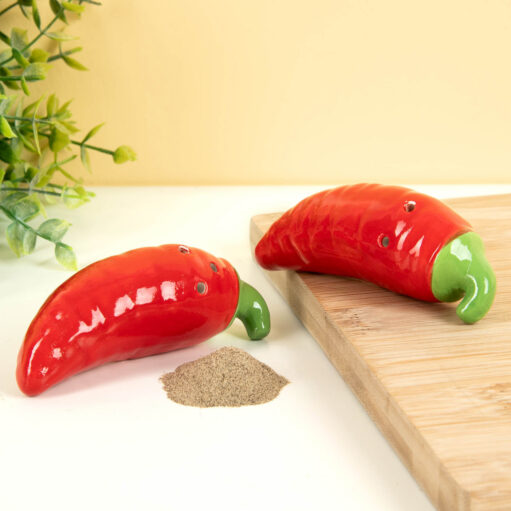 Chili Salz- und Pfefferstreuer