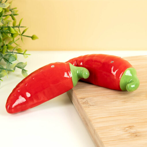 Chili Salz- und Pfefferstreuer