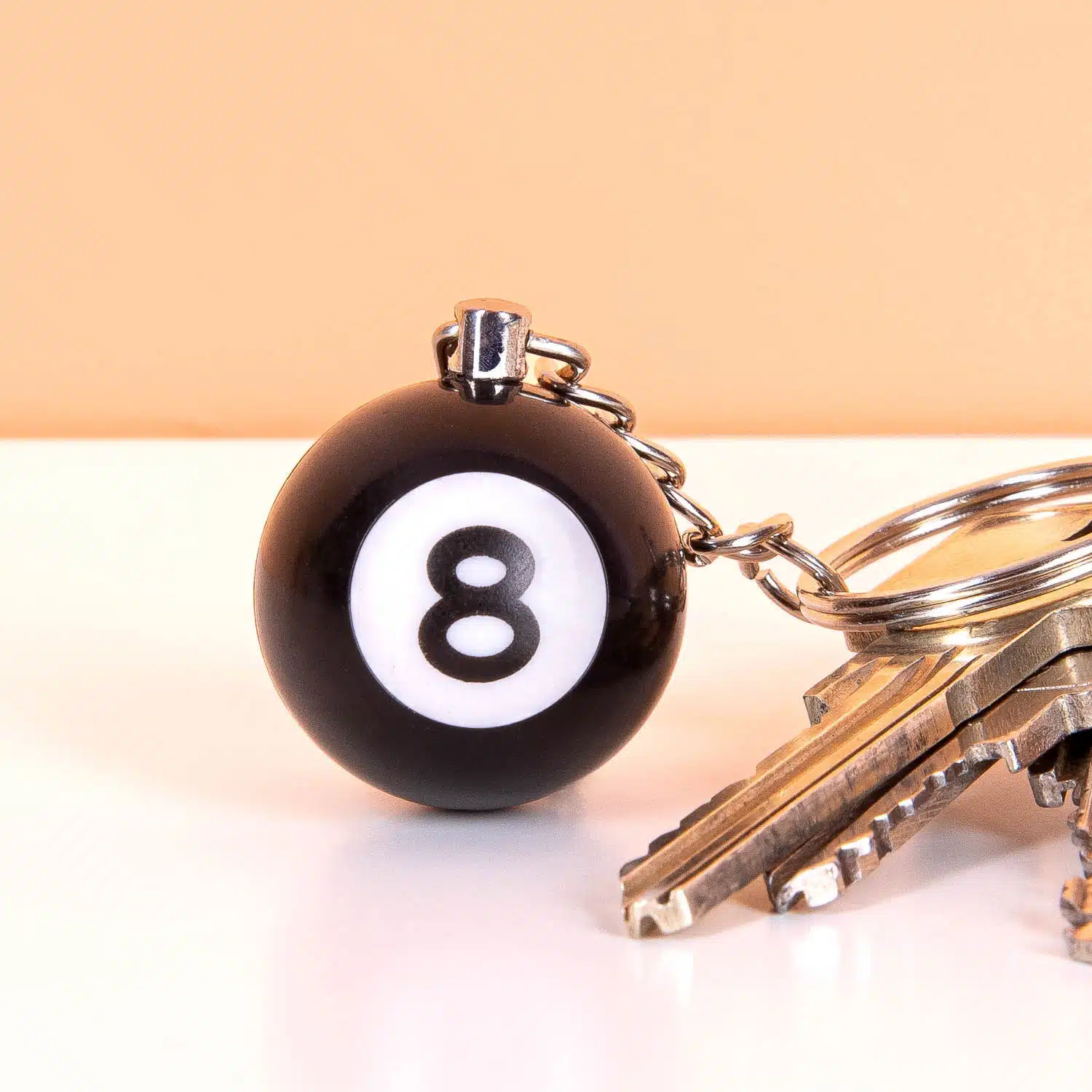 Billardkugel Schlüsselanhänger