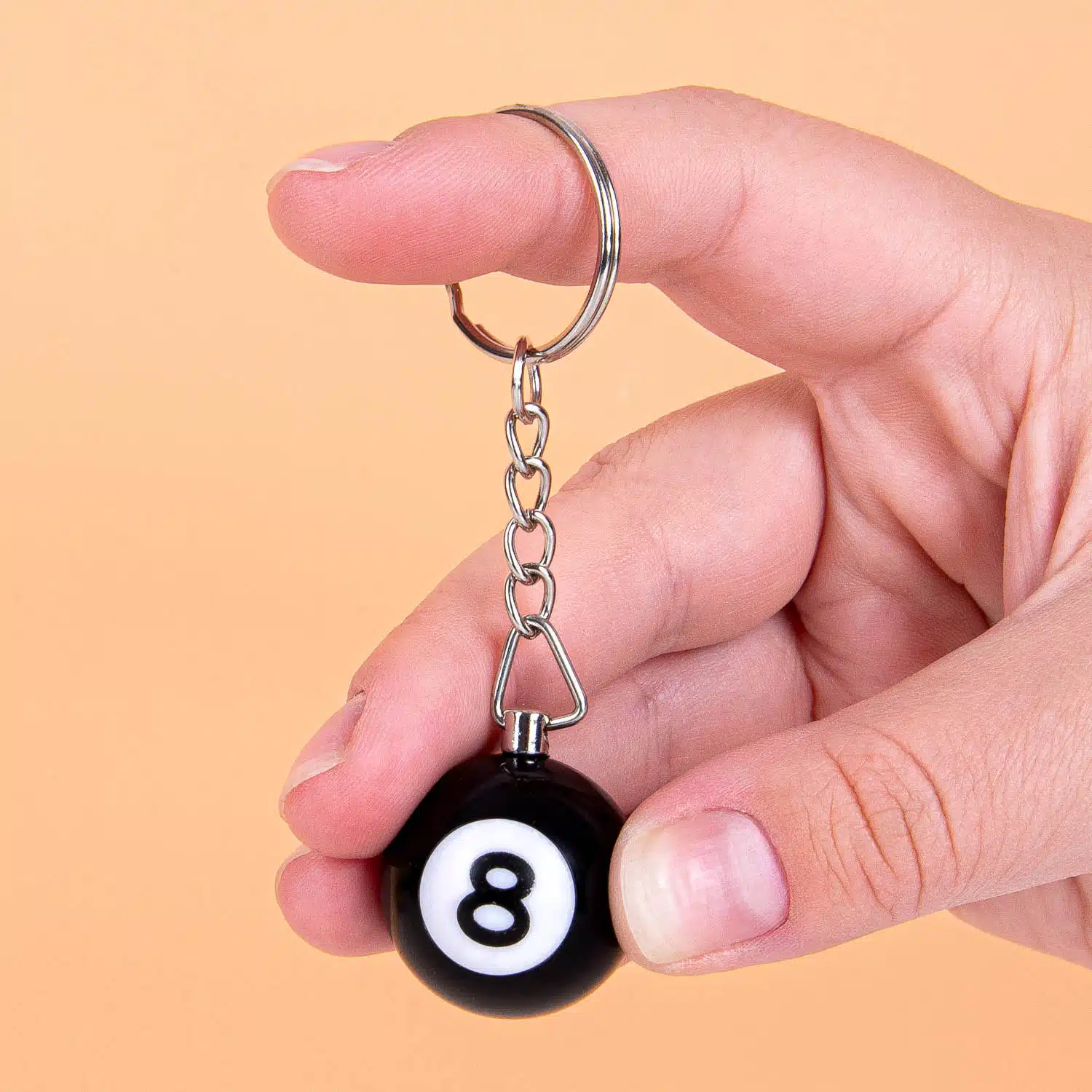 Billardkugel Schlüsselanhänger