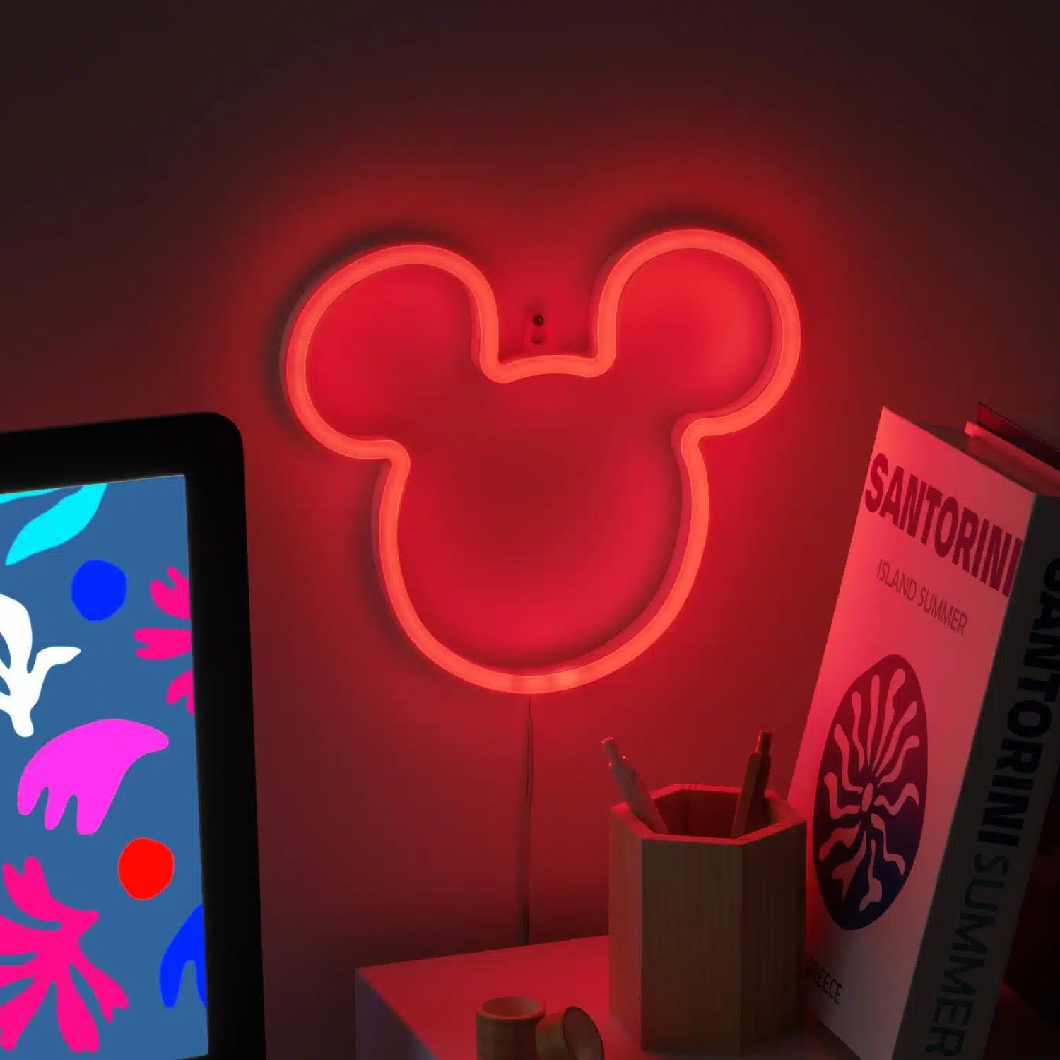 Mickey Mouse Neon Wandleuchte