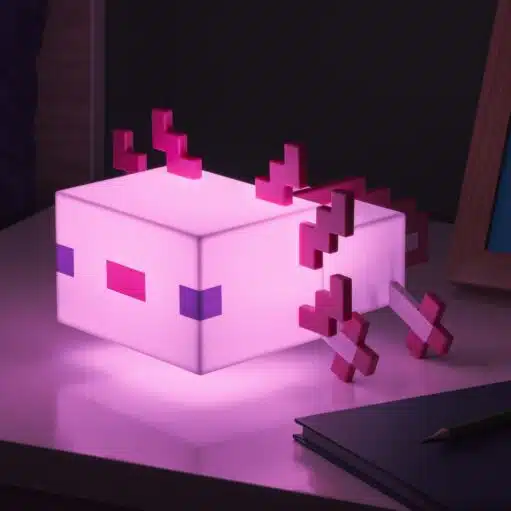Minecraft Axolotl Lampe