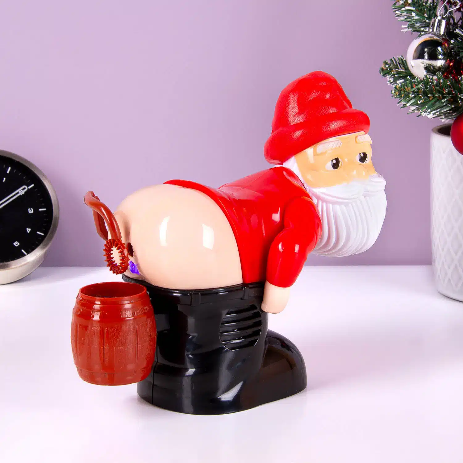Weihnachtsmann Seifenblasenmaschine