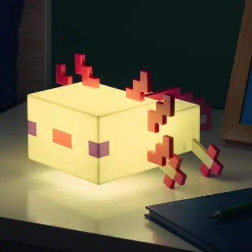 Minecraft Axolotl Lampe