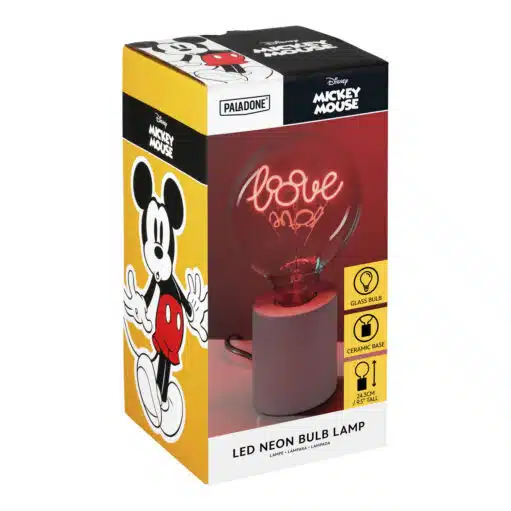 Disney Mickey Mouse LED-Lampe mit Keramikfuß