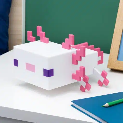 Minecraft Axolotl Lampe