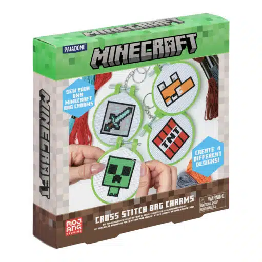 Minecraft Stickanhänger (Set mit 4)