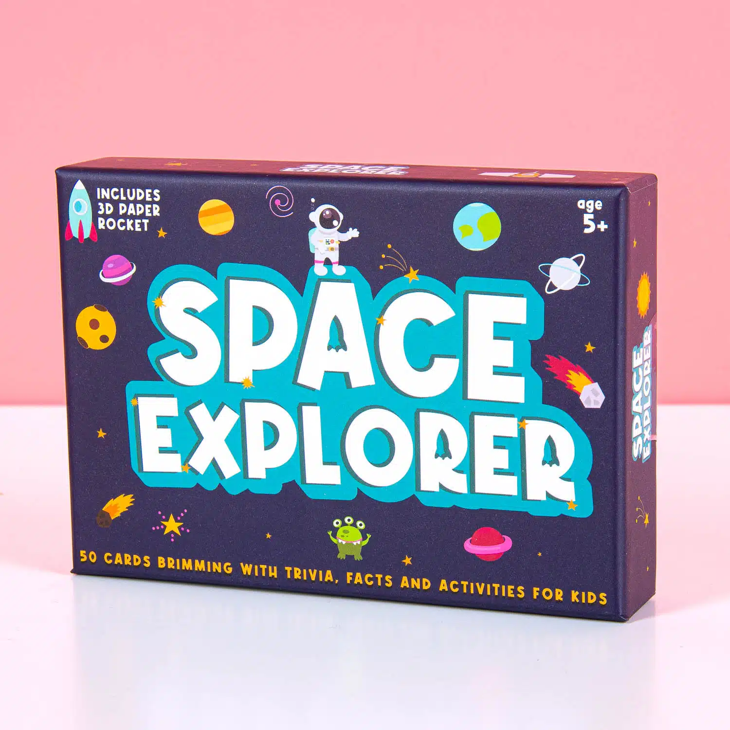Space Explorer-Trivia-Karten für Kids