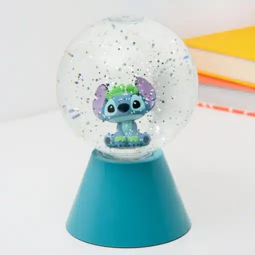 Disney Stitch Glitzerkugel mit LED-Beleuchtung