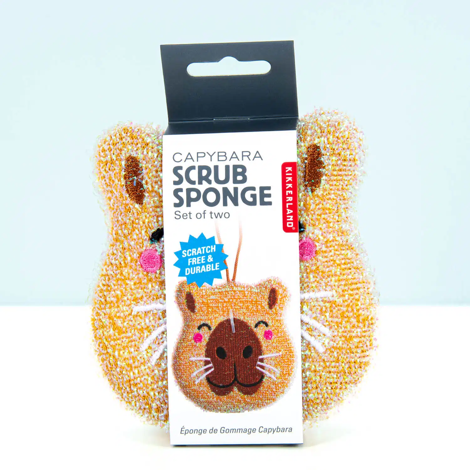 Tierförmige Spülschwämme - Capybara (Set von 2)