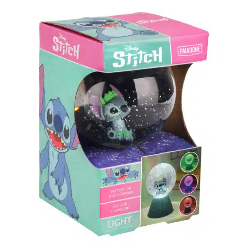 Disney Stitch Glitzerkugel mit LED-Beleuchtung