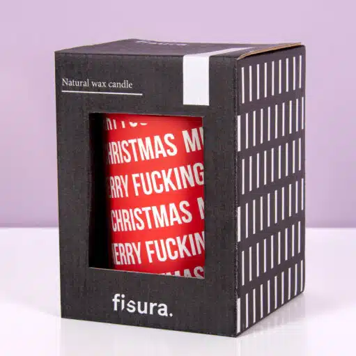 Merry Fucking Christmas Kerze