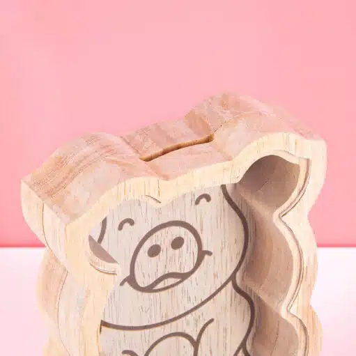 Transparentes Sparschwein