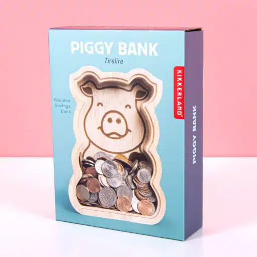 Transparentes Sparschwein