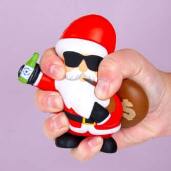 Sprechender Weihnachtsmann Stressball