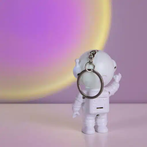 Astronaut Schlüsselanhänger mit Licht