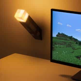 Minecraft Fackel Lampe