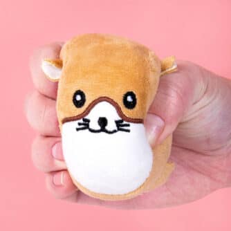 Hamster-Stressball und Bildschirmreiniger