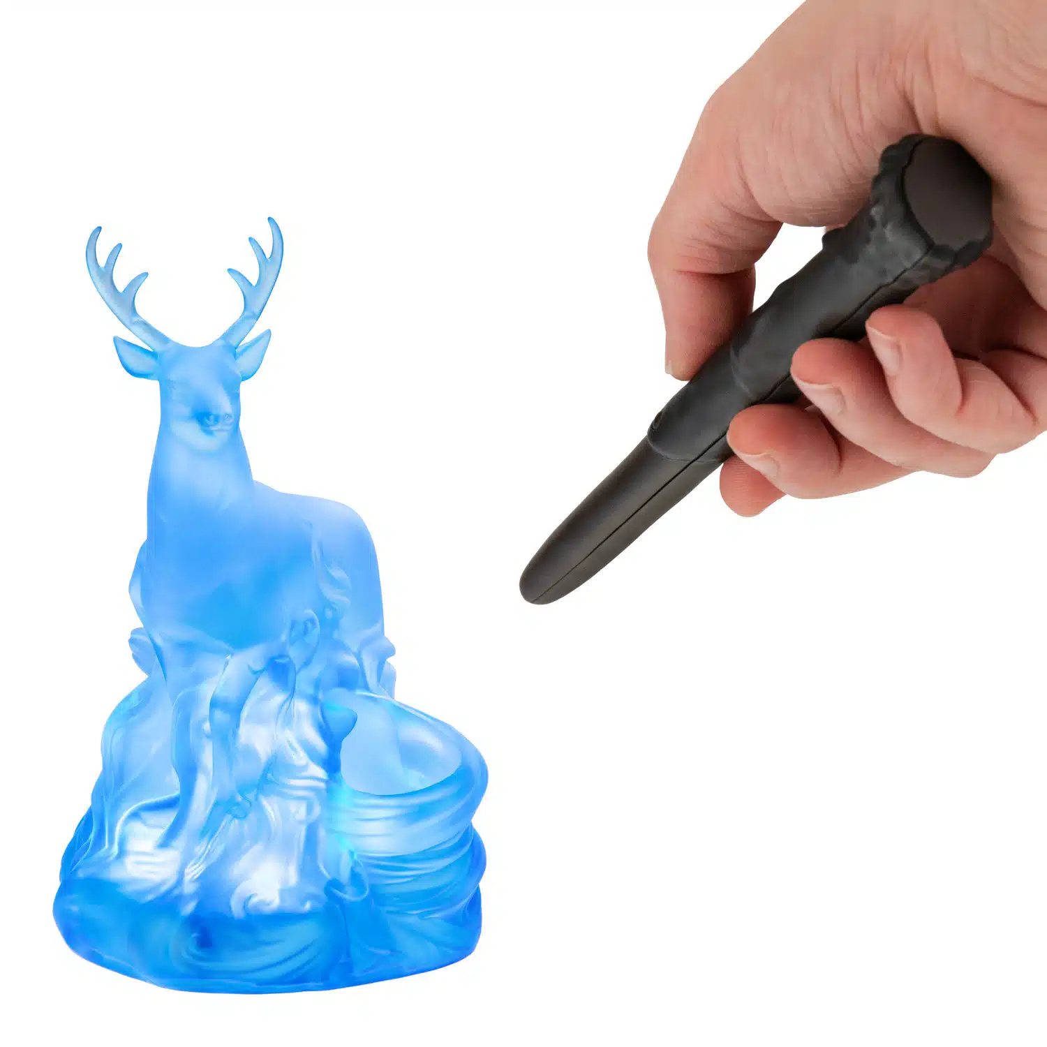 Harry Potter Patronus Lampe mit Zauberstab