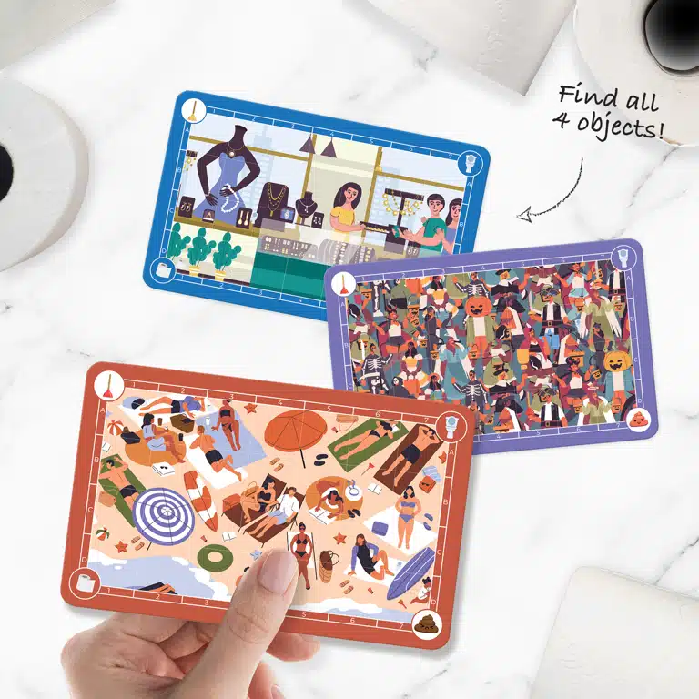 Find the Poo on the Loo Suchkarten