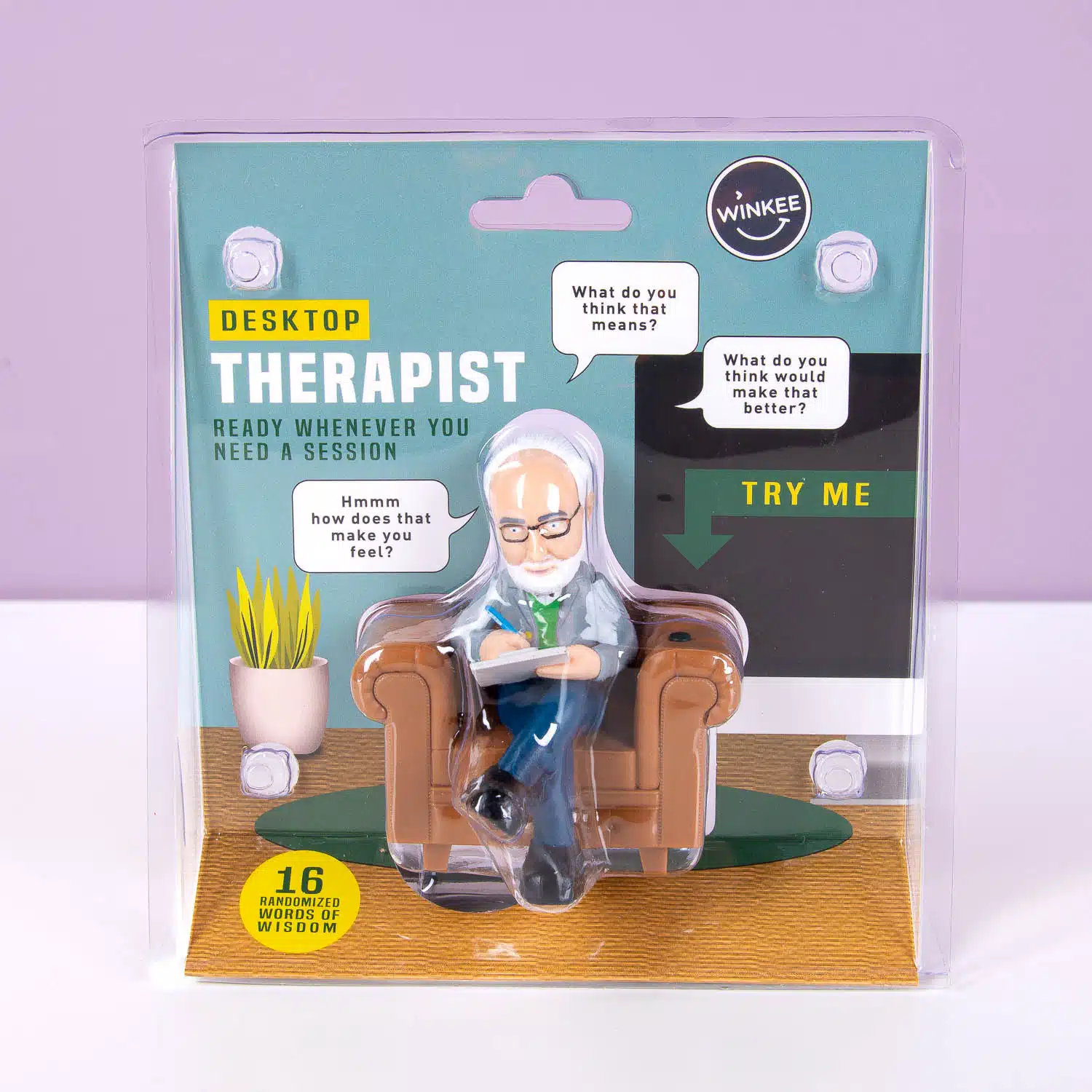 Sprechender Schreibtisch-Therapeut