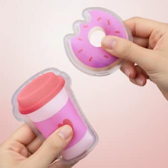 Kaffee- und Donut-Handwärmer (Set aus 2)