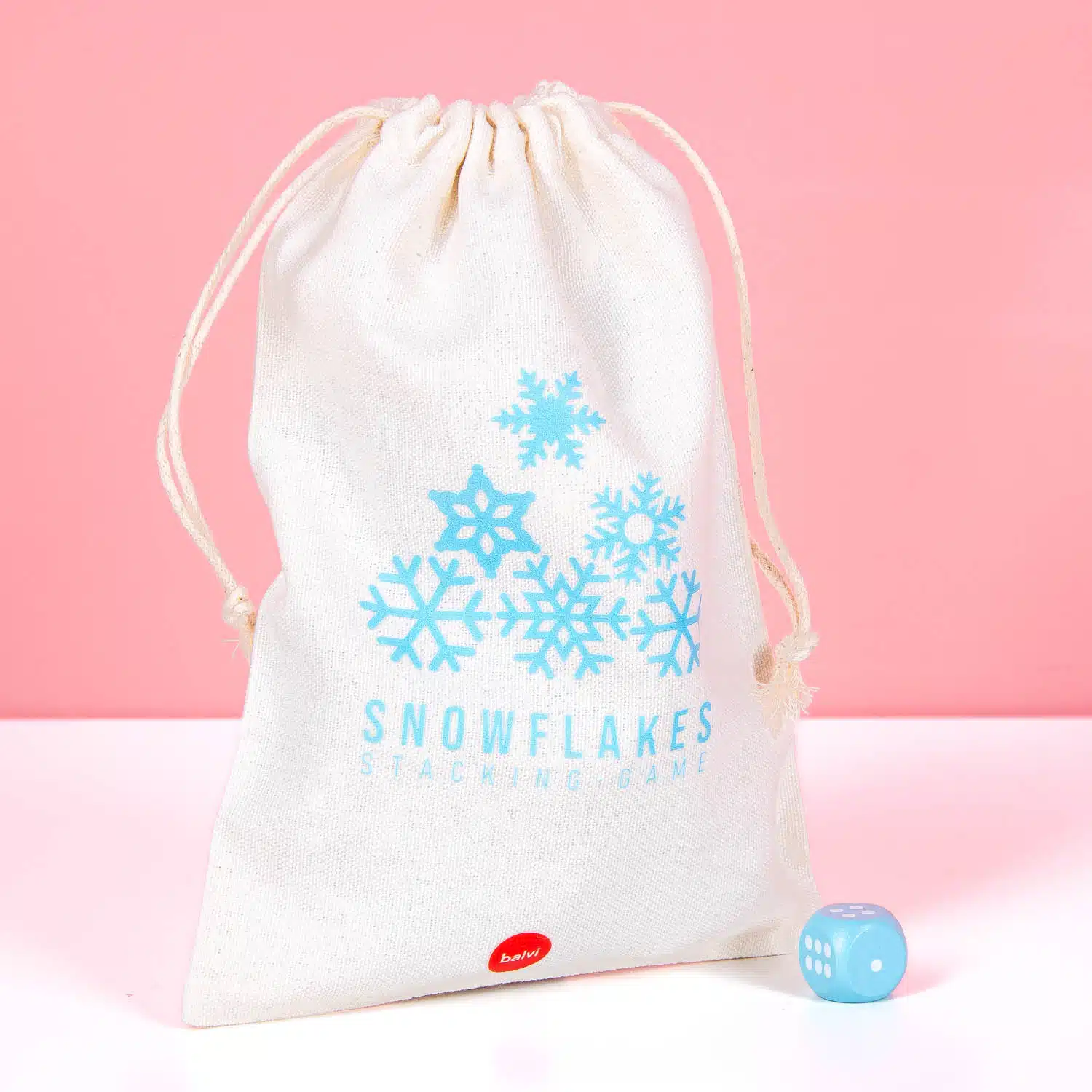 Schneeflocken-Stapelspiel