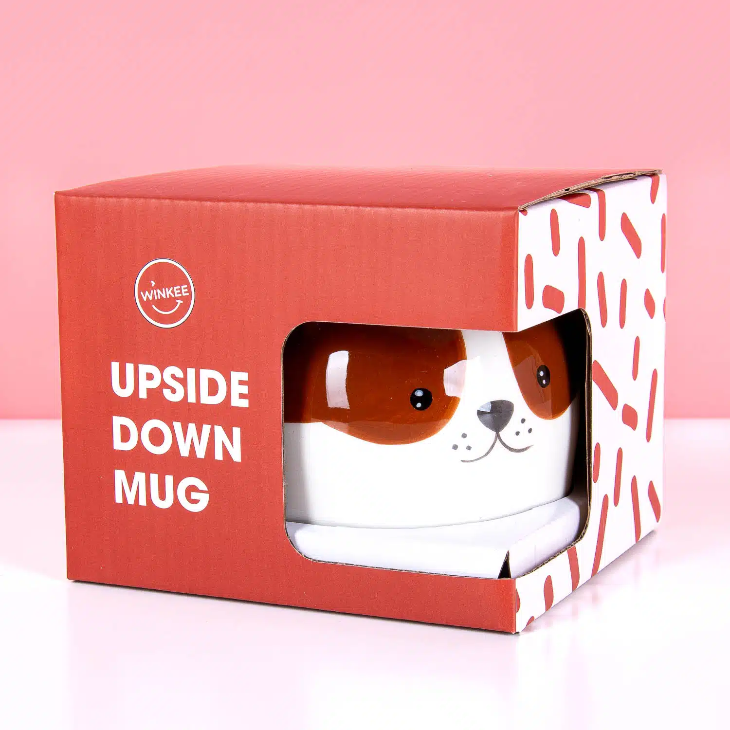 Kopfüber-Hund-Tasse